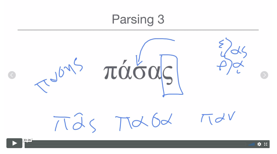 Parsing screencast
